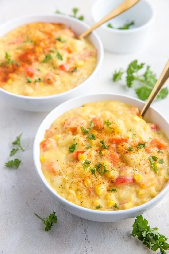 vegan corn chowder