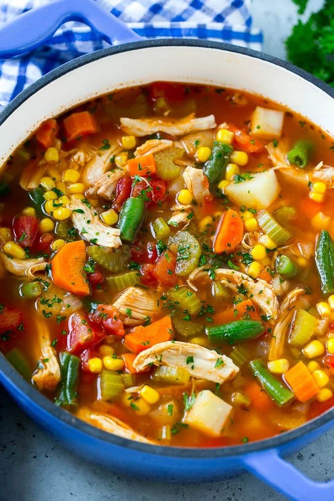 chicken and vegetable soup