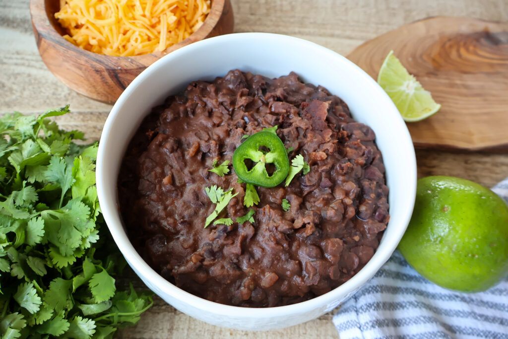 refried black beans