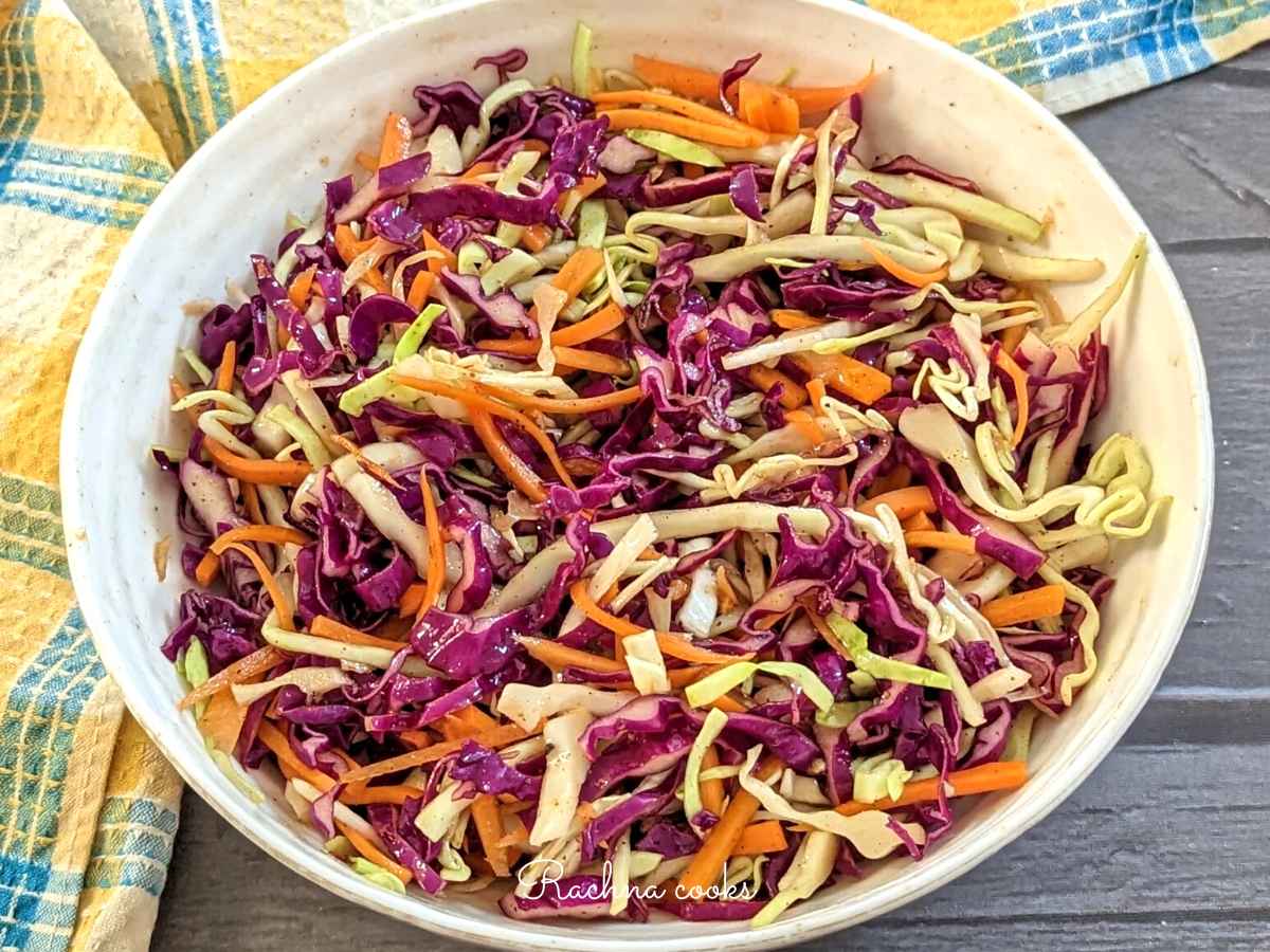 cabbage and carrot salad