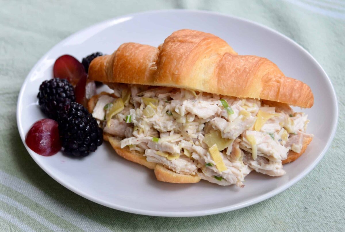 parmesan artichoke chicken salad