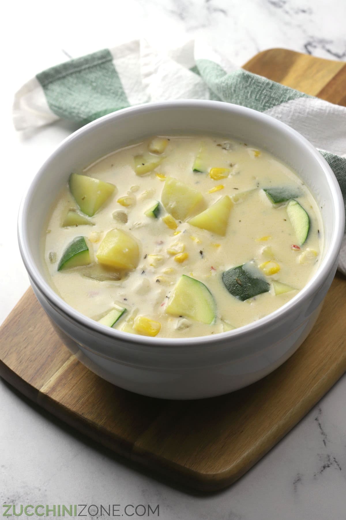 zucchini corn chowder