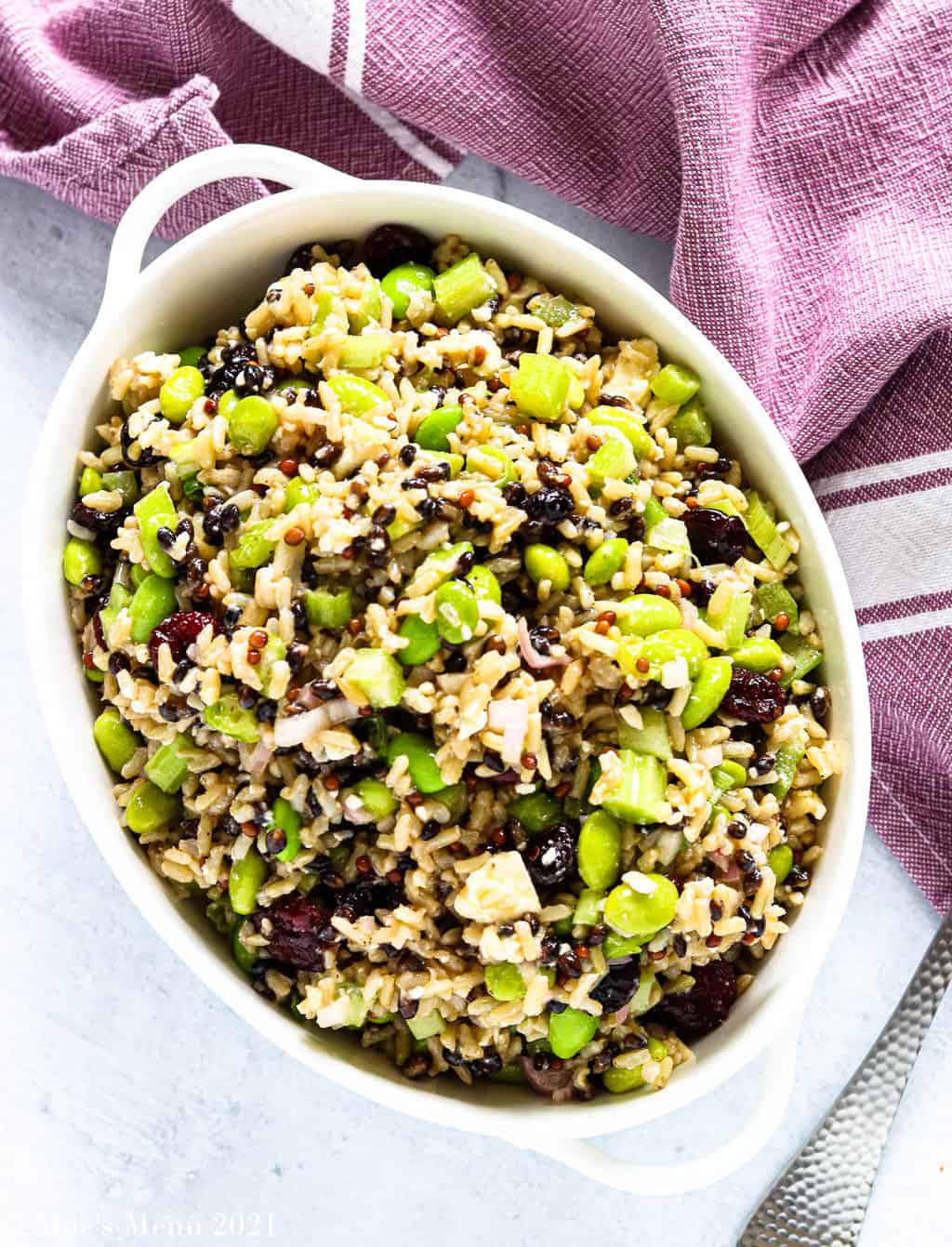 edamame cranberry rice