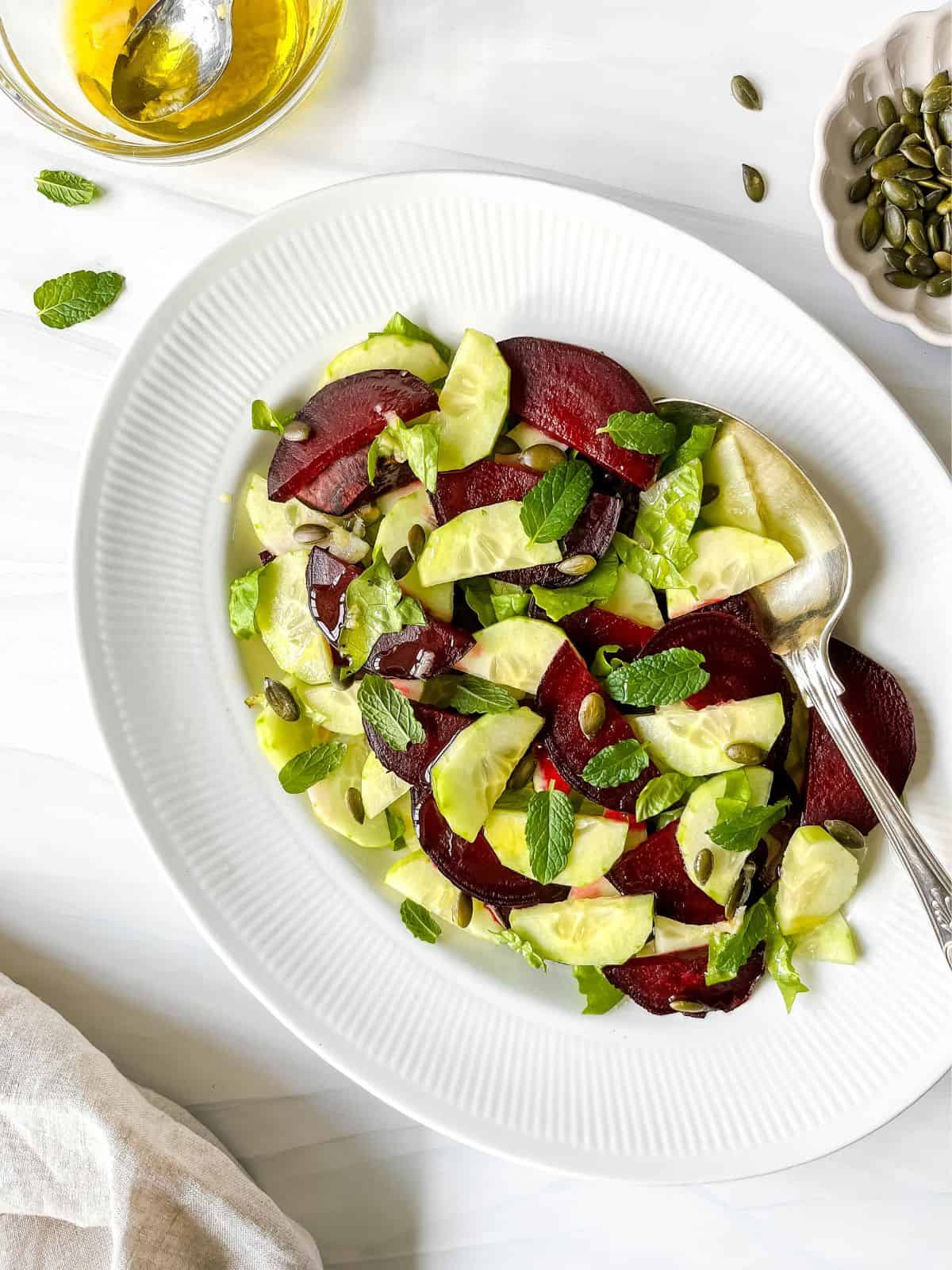 cucumber beetroot salad