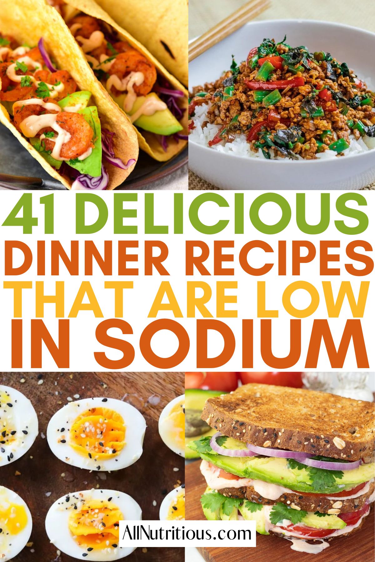 Dinner Recipes that are low in sodium