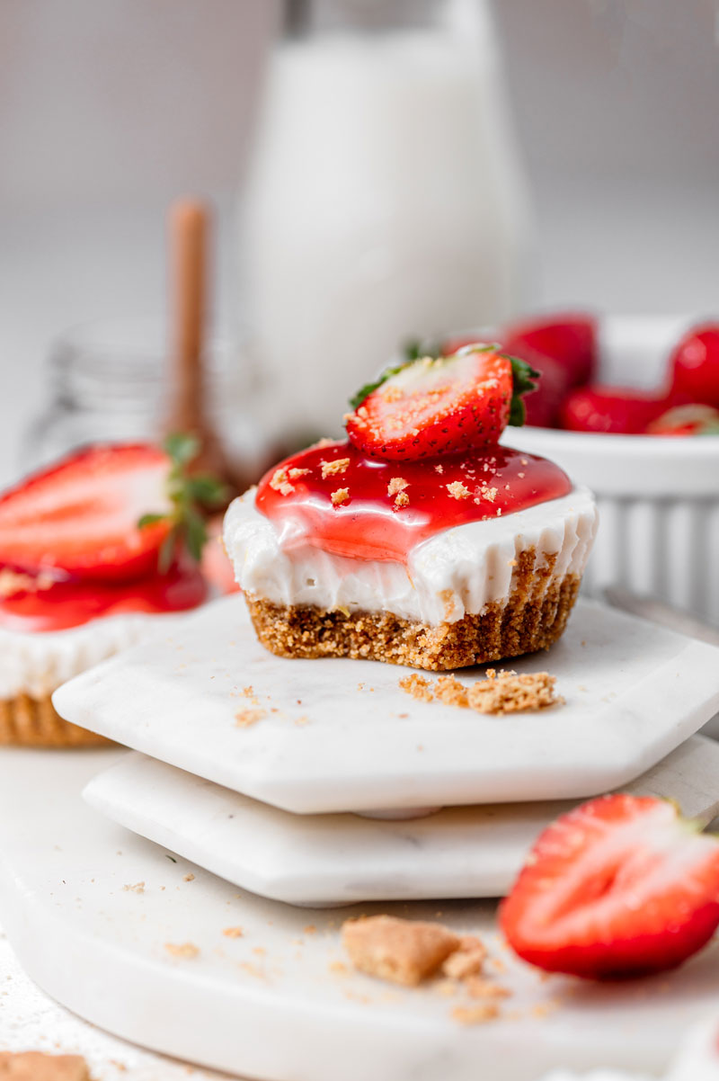 no bake mini cheesecakes