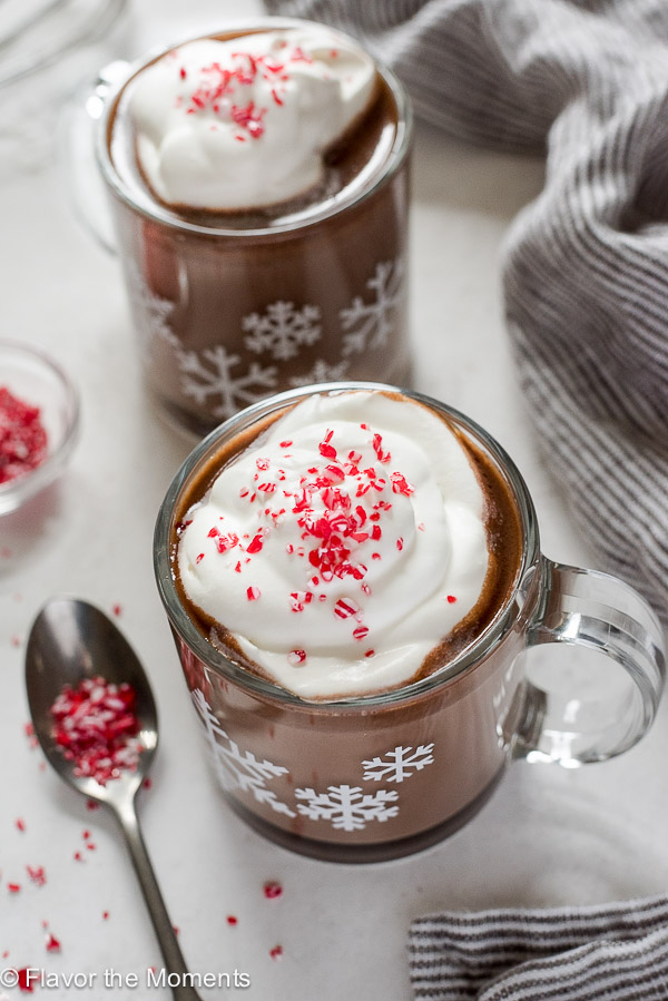 peppermint hot chocolate