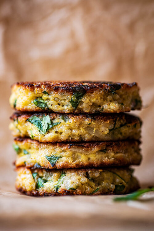 quinoa swiss chard patties