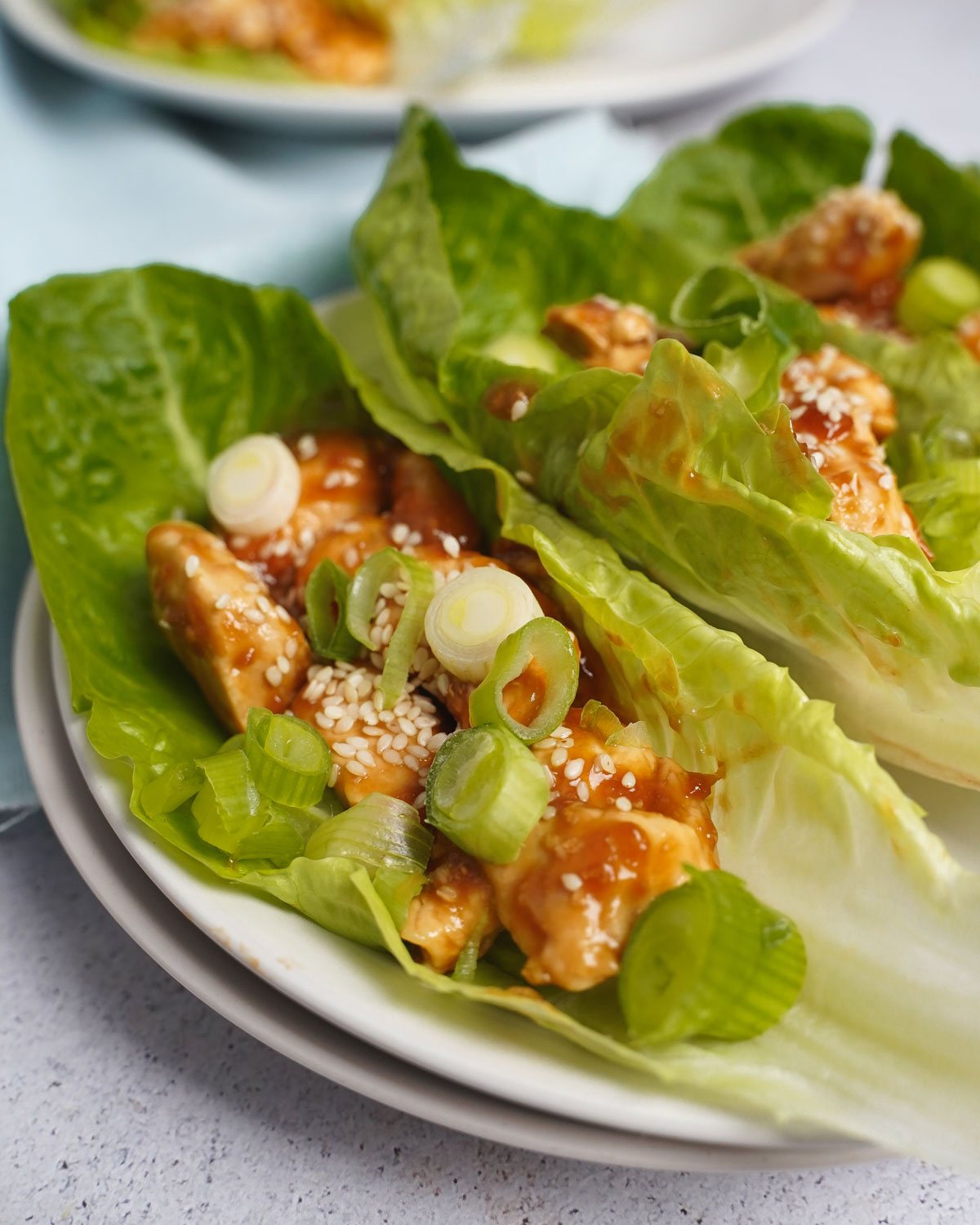 Teriyaki Chicken Lettuce Wraps