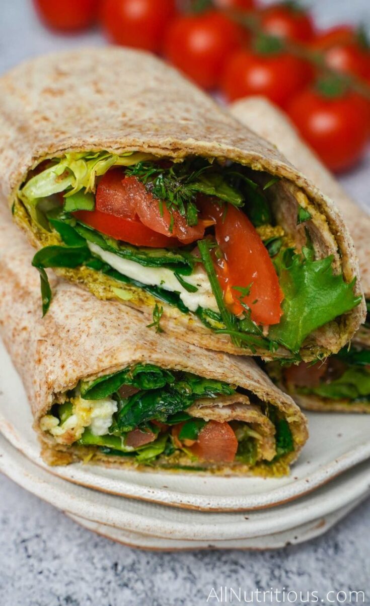 tomato basil wrap