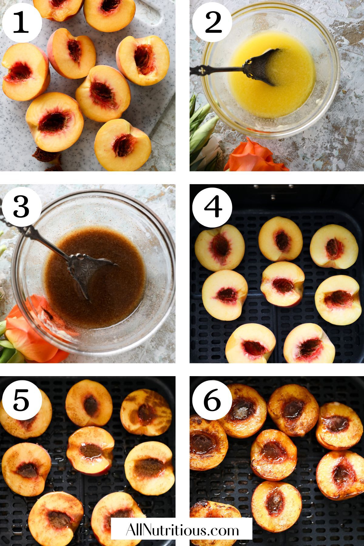 peaches in air fryer