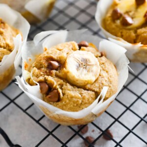 banana oatmeal muffins