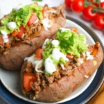 Taco Stuffed Sweet Potatoes