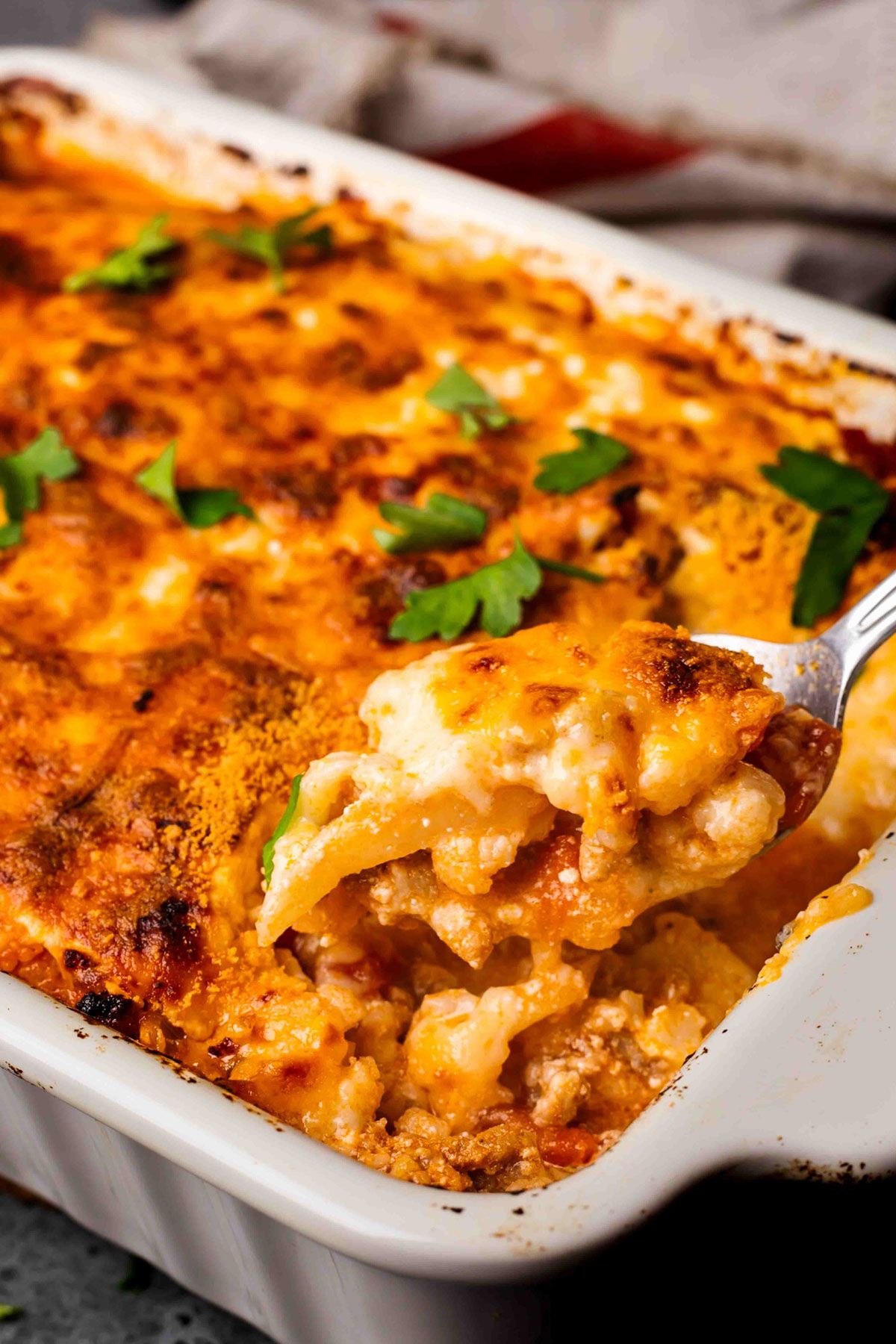 Keto Cauliflower Ziti