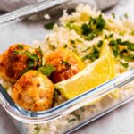 Chicken Meatballs Meal Prep