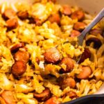 sausage and cabbage skillet