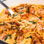 creamy chicken orzo pasta