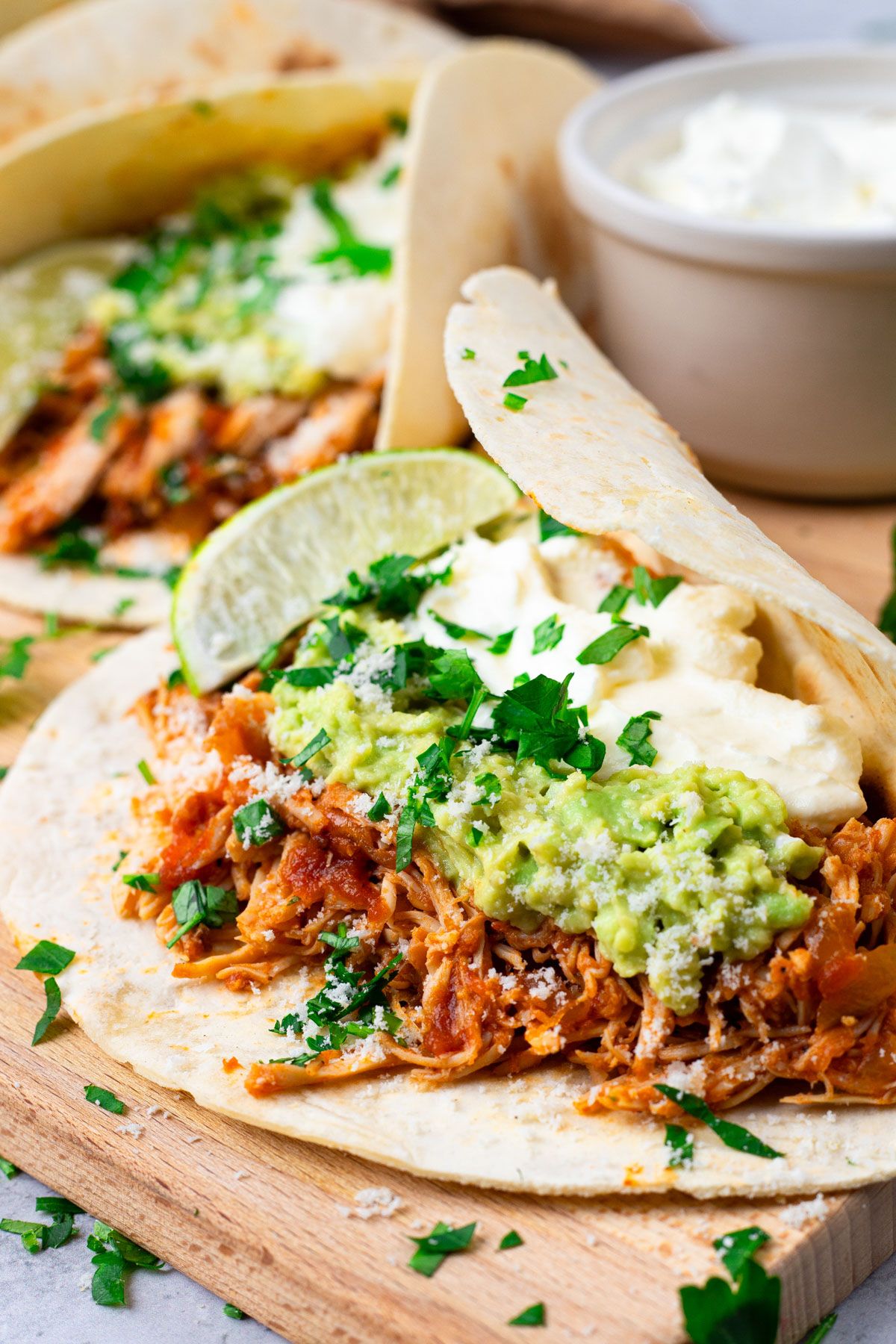 Yummy Crockpot Chicken Tacos