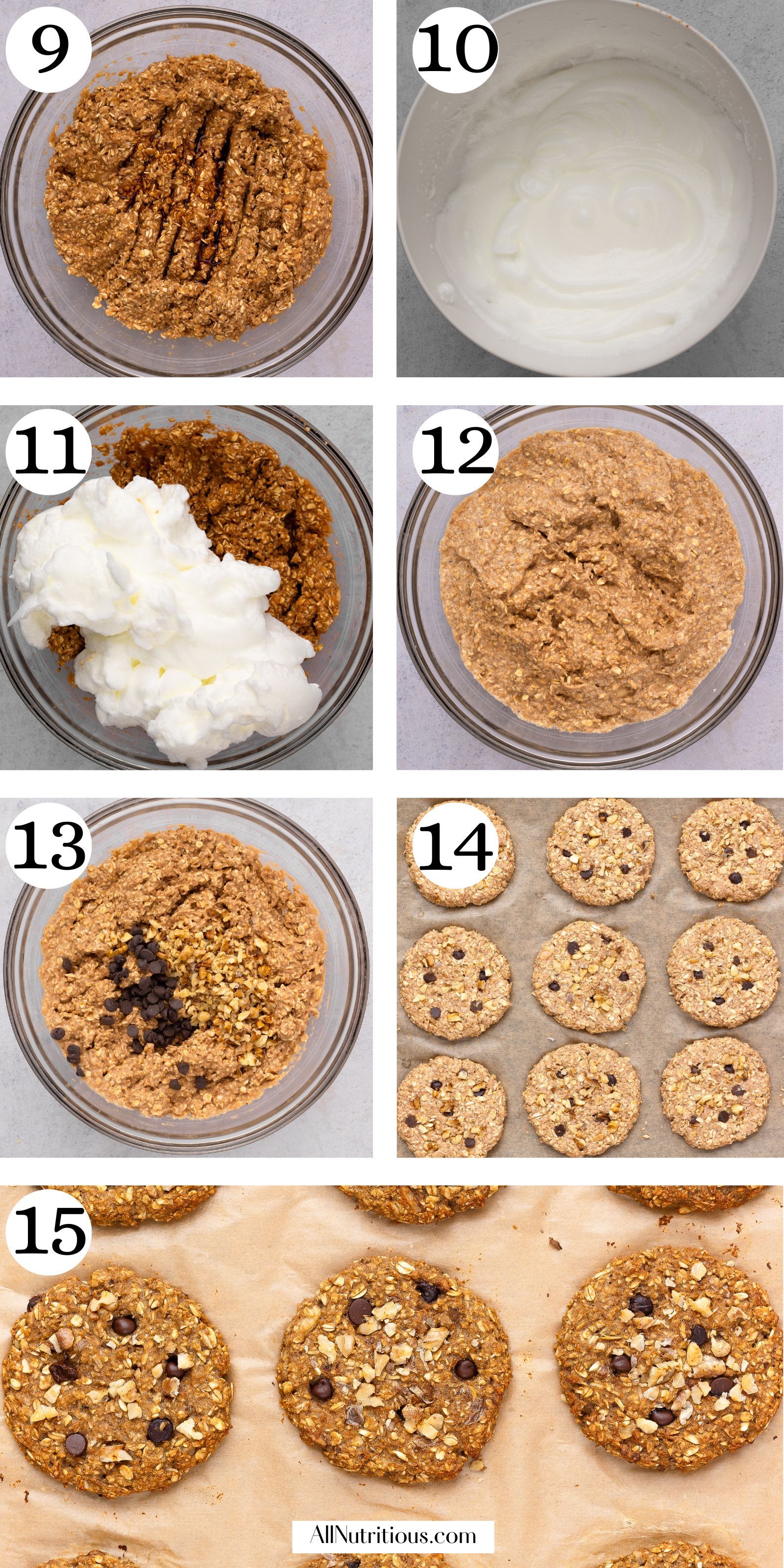 Healthy Apple Oatmeal Cookies