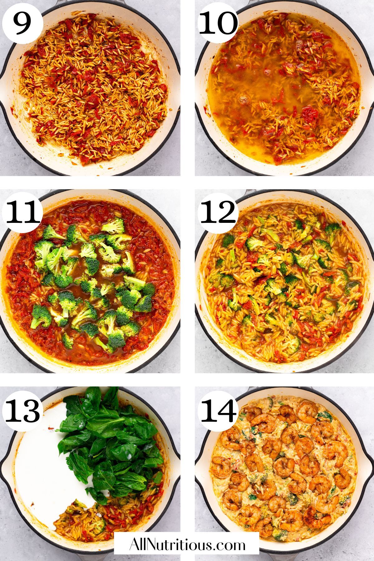 Healthy Prawn Orzo