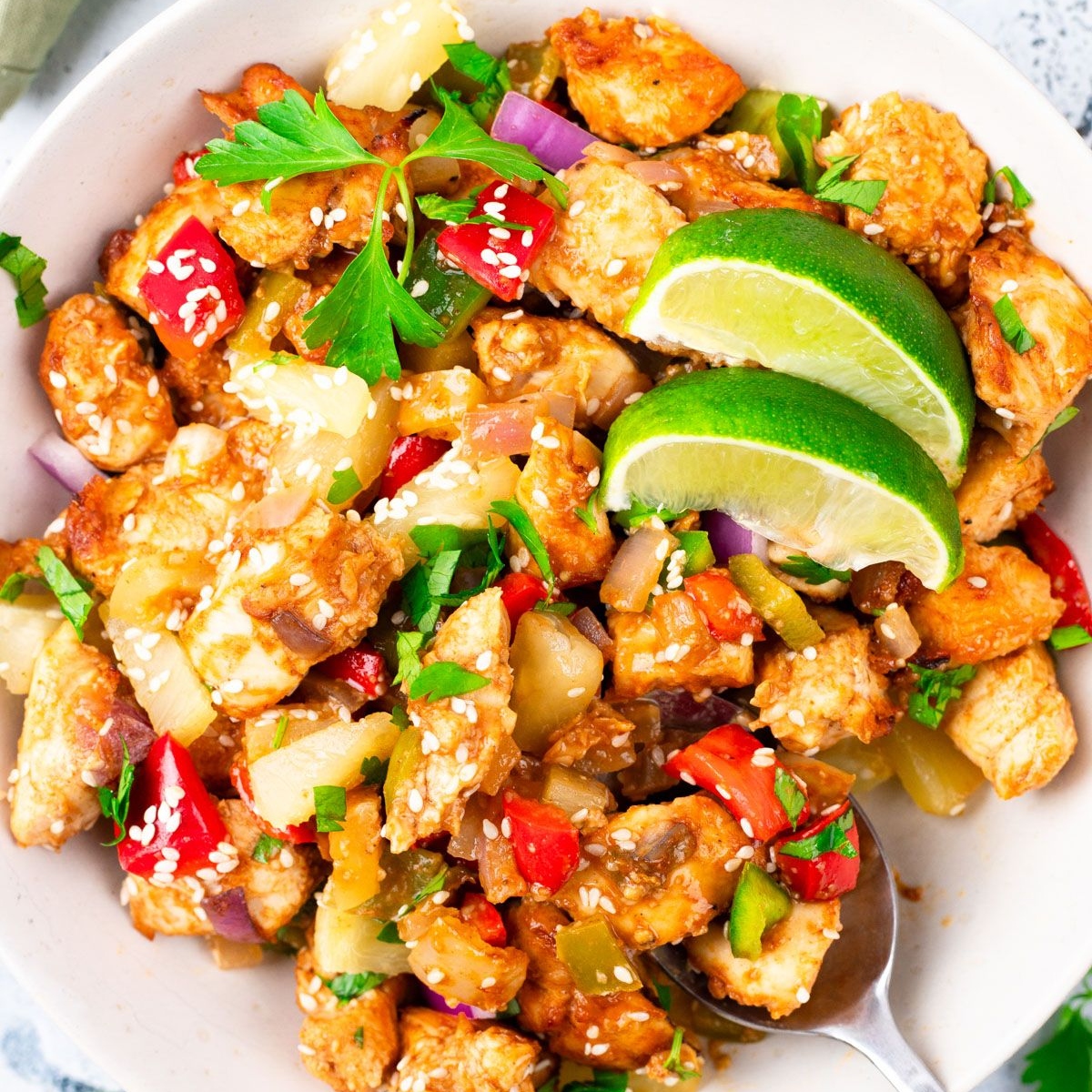 Hawaiian Chicken Sheet Pan - All Nutritious