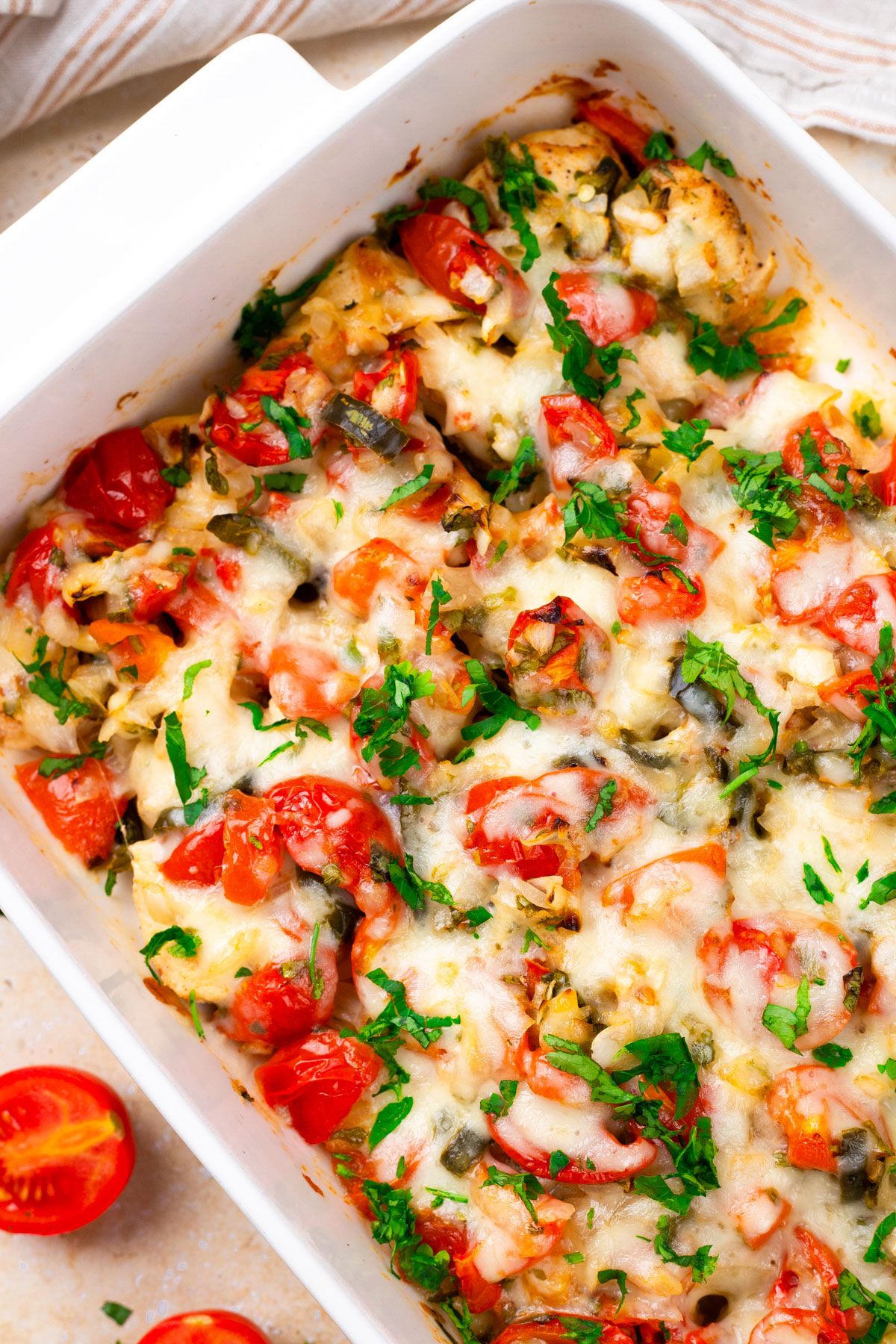 Tasty Salsa Fresca Chicken Bake
