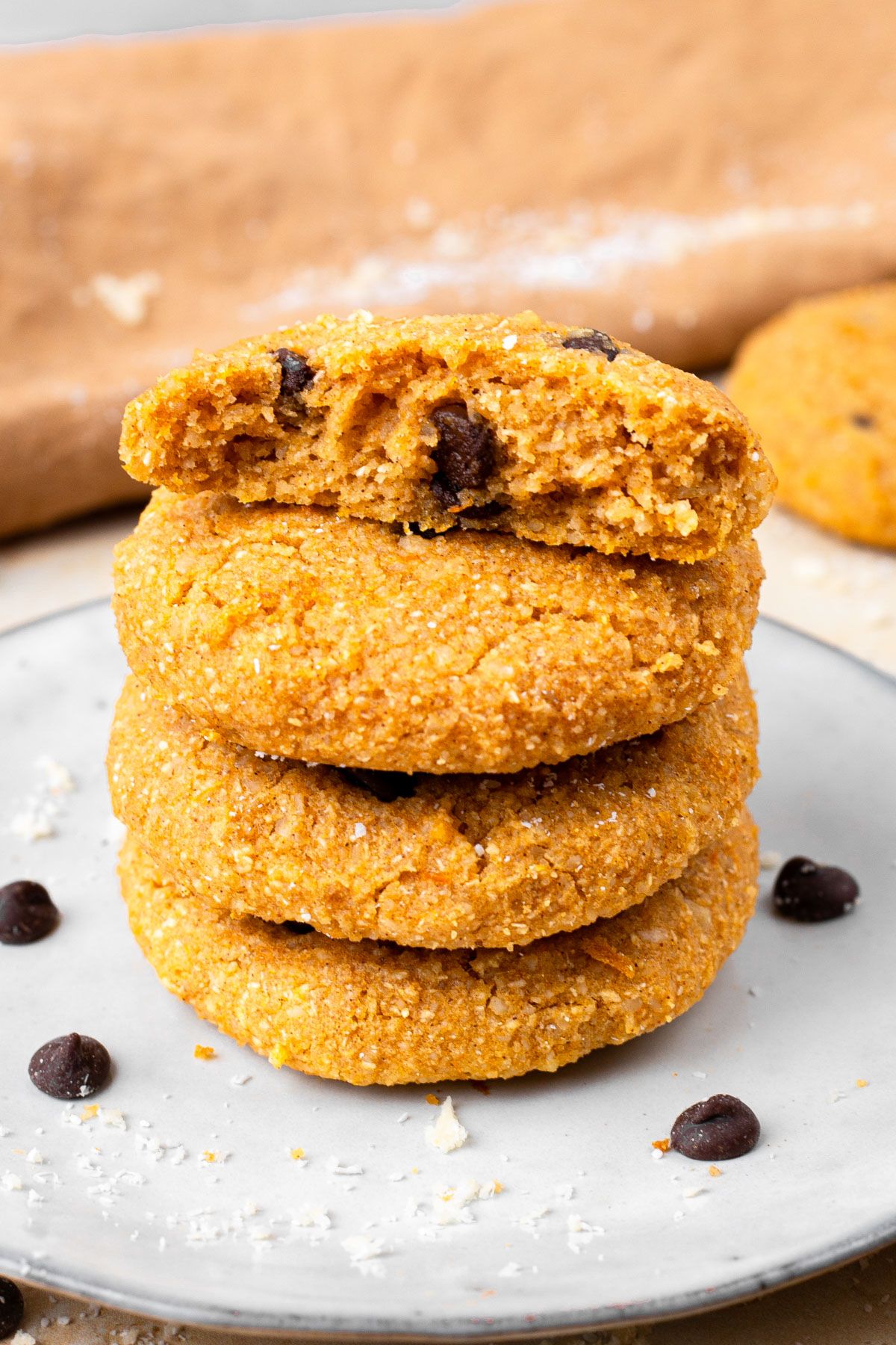 Gluten Free Pumpkin Almond Cookies
