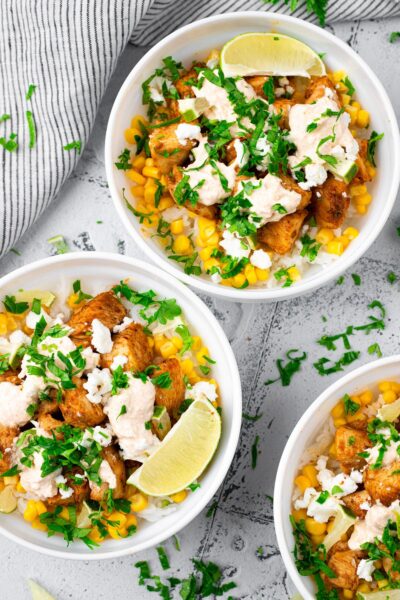 Chicken Corn Rice Bowls - All Nutritious