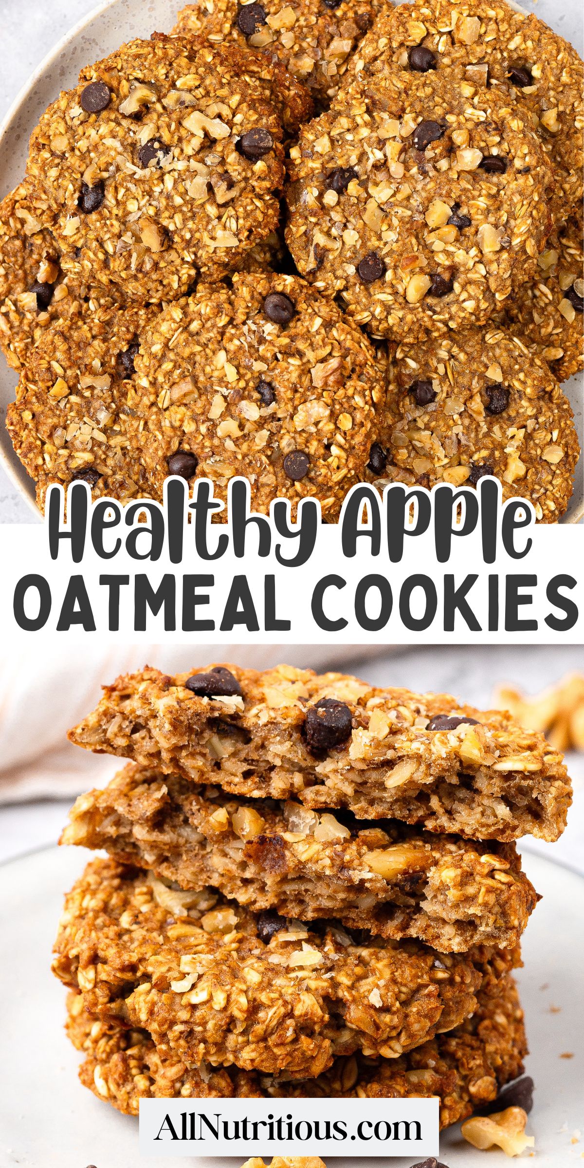Apple Oatmeal Cookies