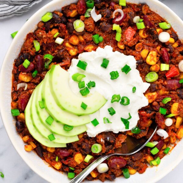 High Protein Chili featured