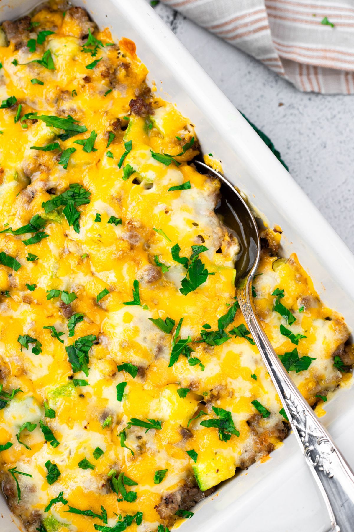 Yummy Zucchini Beef Casserole