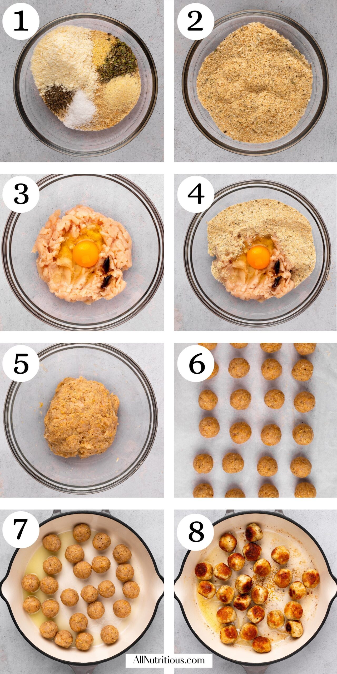 Nutritious Chicken Meatballs with Orzo
