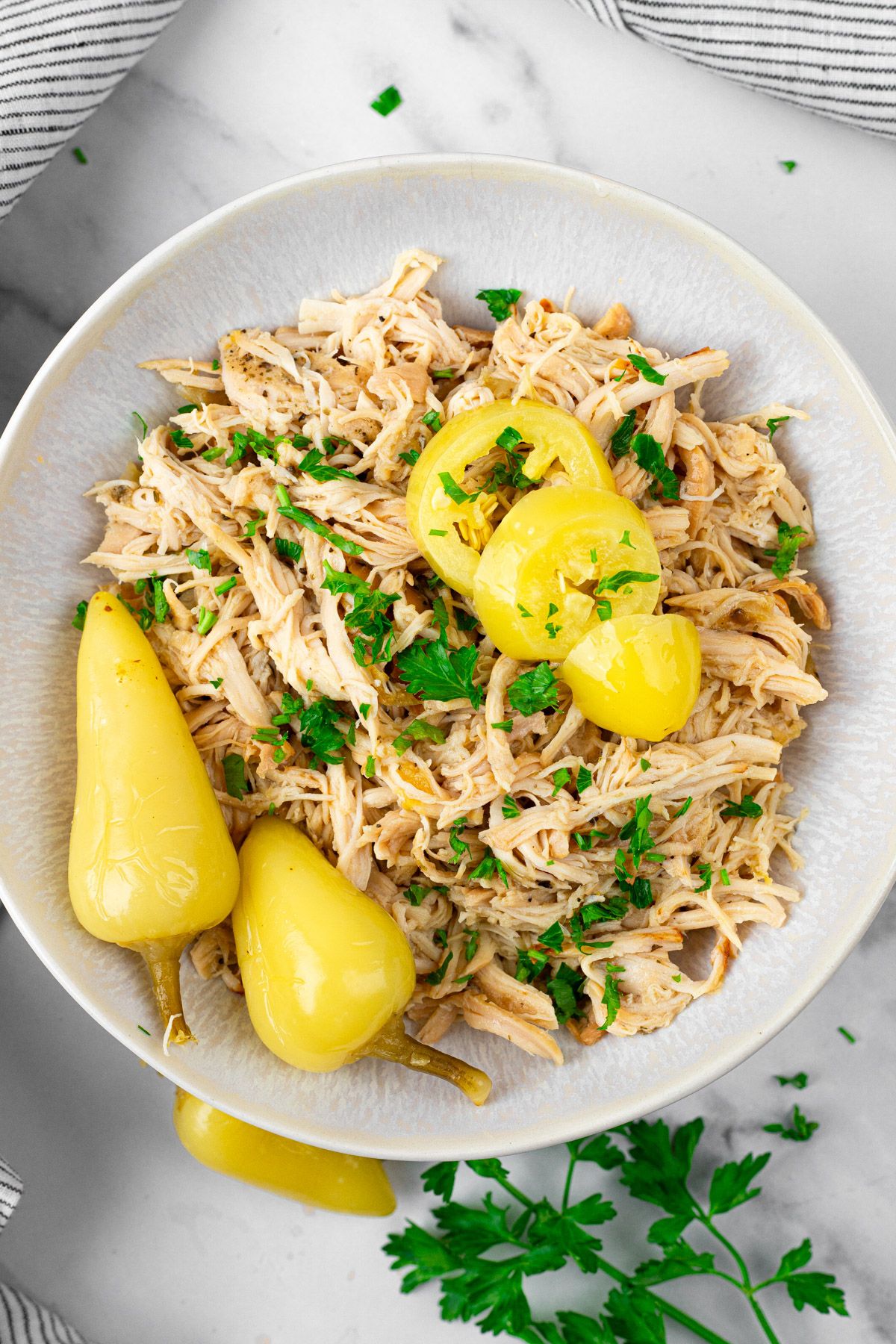 Savory Crockpot Mississippi Chicken