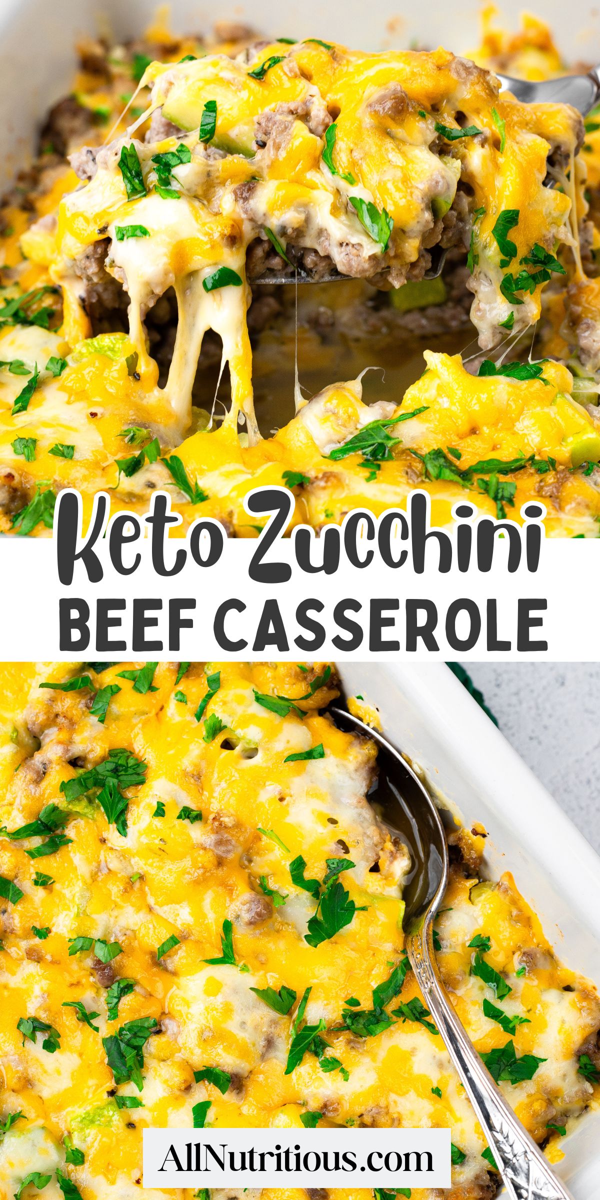 keto zucchini beef casserole
