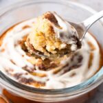 cinnamon roll pancake bowl