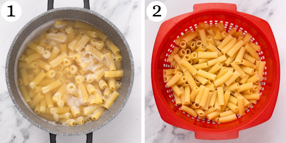 Cottage Cheese Pasta Instructions 1-2