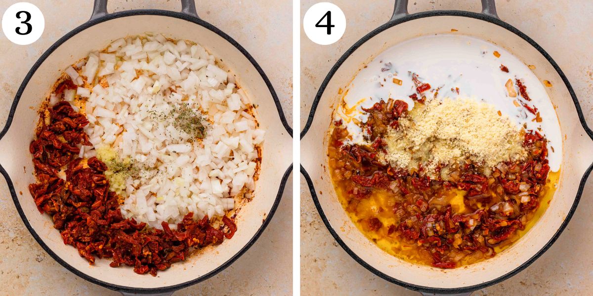 Delicious Chicken in Parmesan Sauce Instructions 3-4