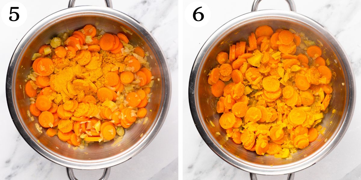 Delectable Turmeric Chicken Soup Instructions 5-6