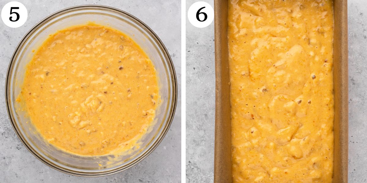 Healthy Flourless Banana Bread Instructions 5-6