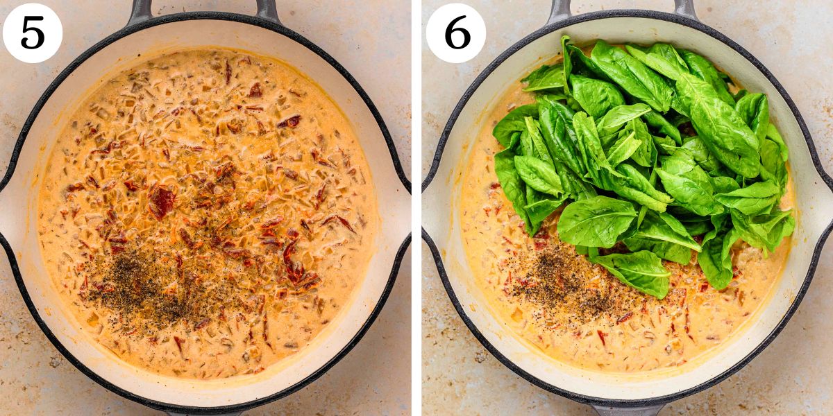 Yummy Chicken in Parmesan Sauce Instructions 5-6