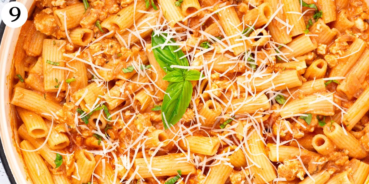 Healthy Cottage Cheese Pasta Instruction 9