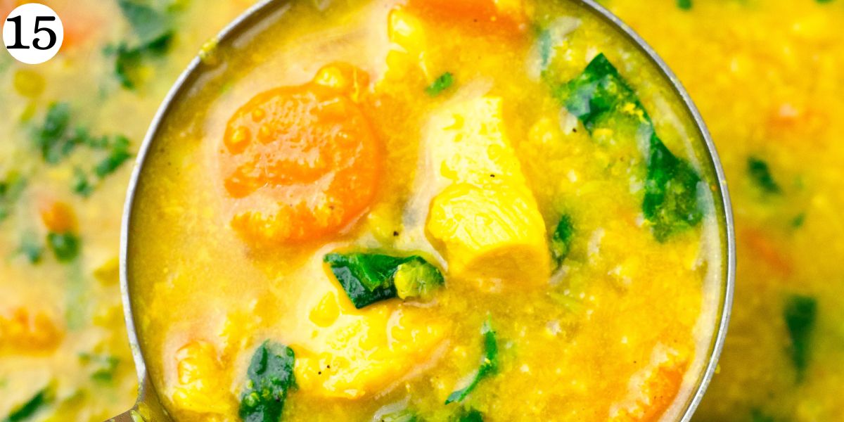 Tasty Turmeric Chicken Soup Instruction 15