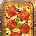 High Protein Cottage Cheese Pizza Bowl featured