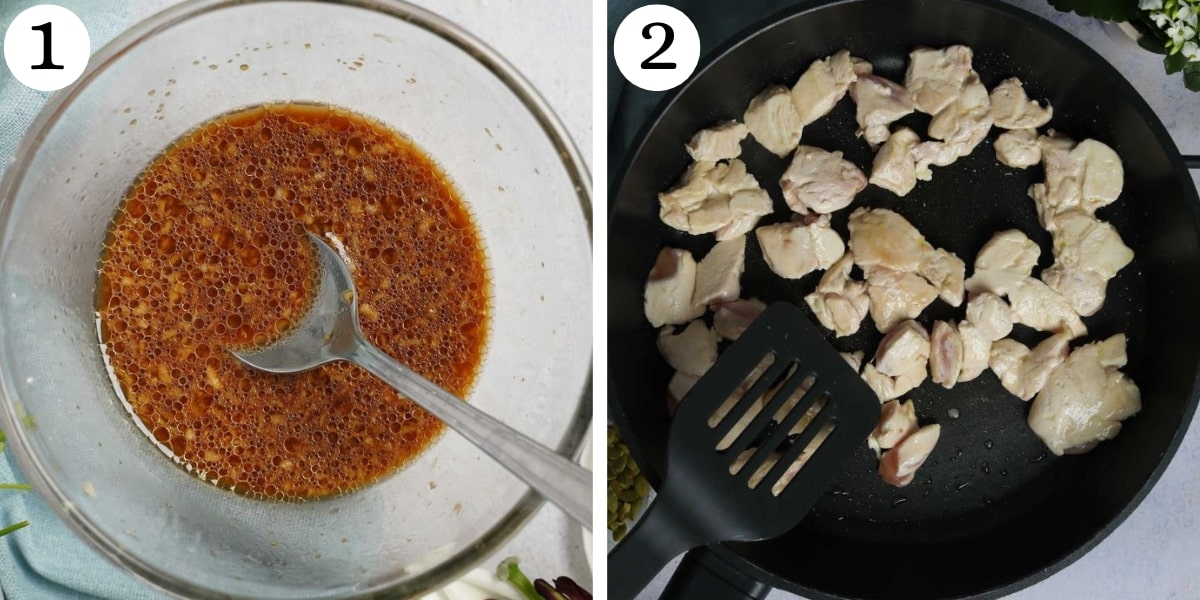 Low Calorie Teriyaki Chicken Lettuce Wraps