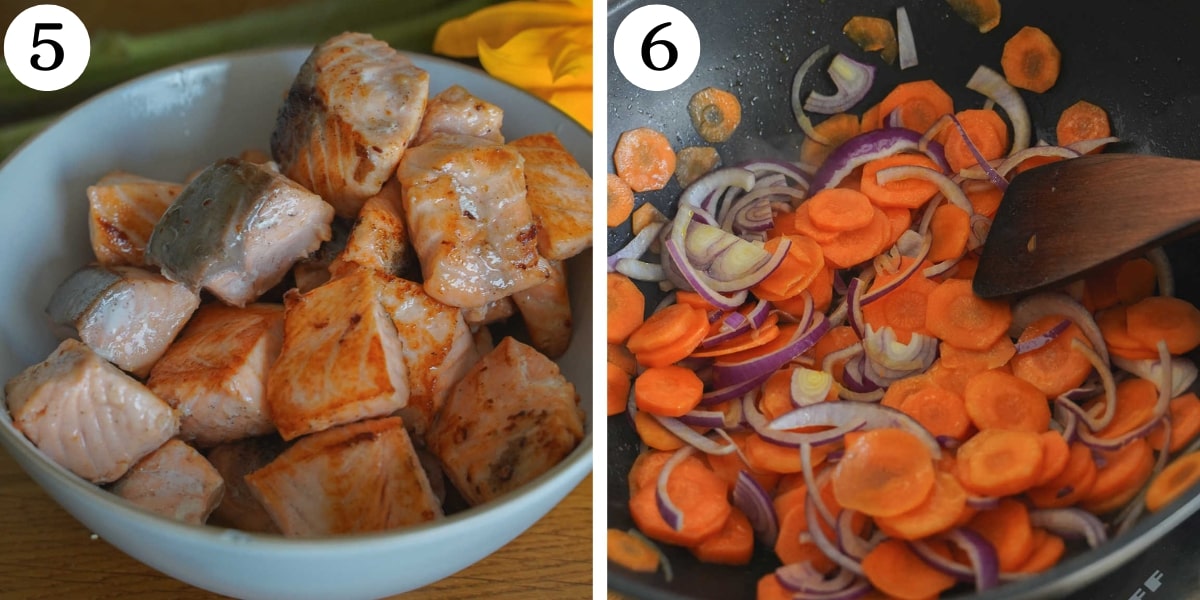 Tasty Salmon Stir Fry