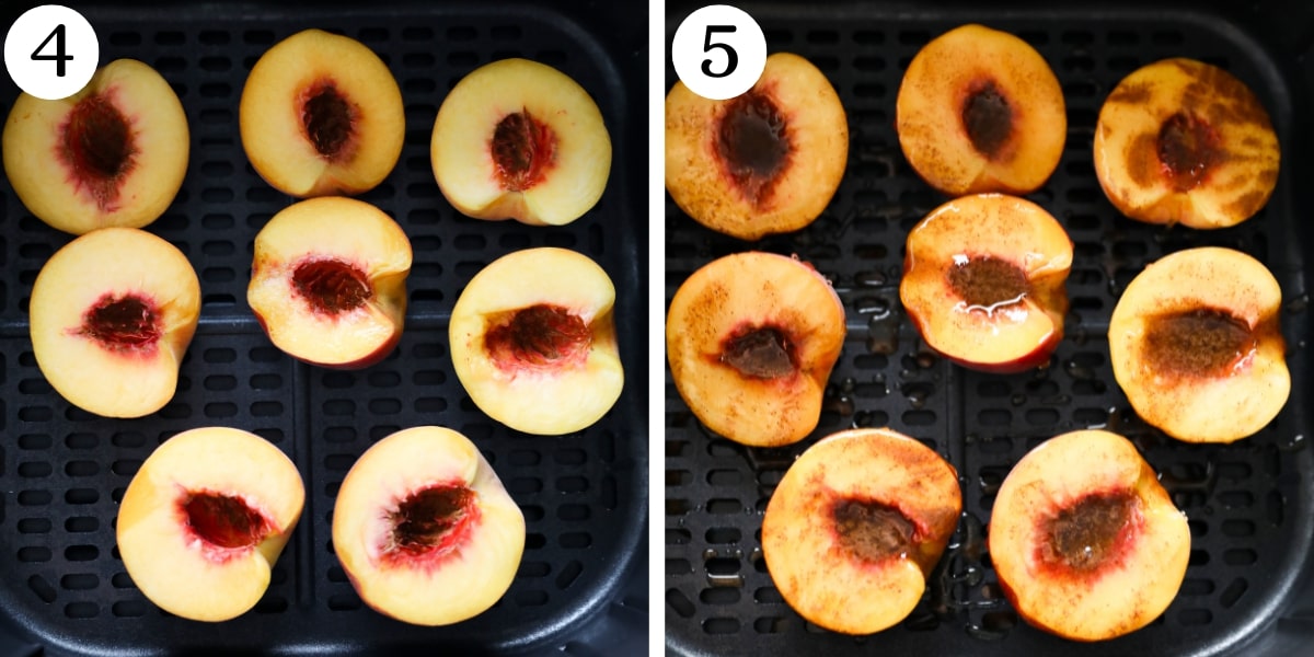 Yummy Air Fryer Peaches