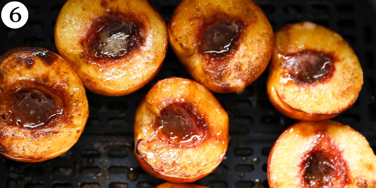 Easy Air Fryer Peaches
