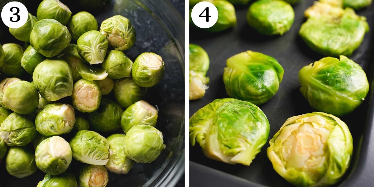 Healthy Smashed Brussels Sprouts