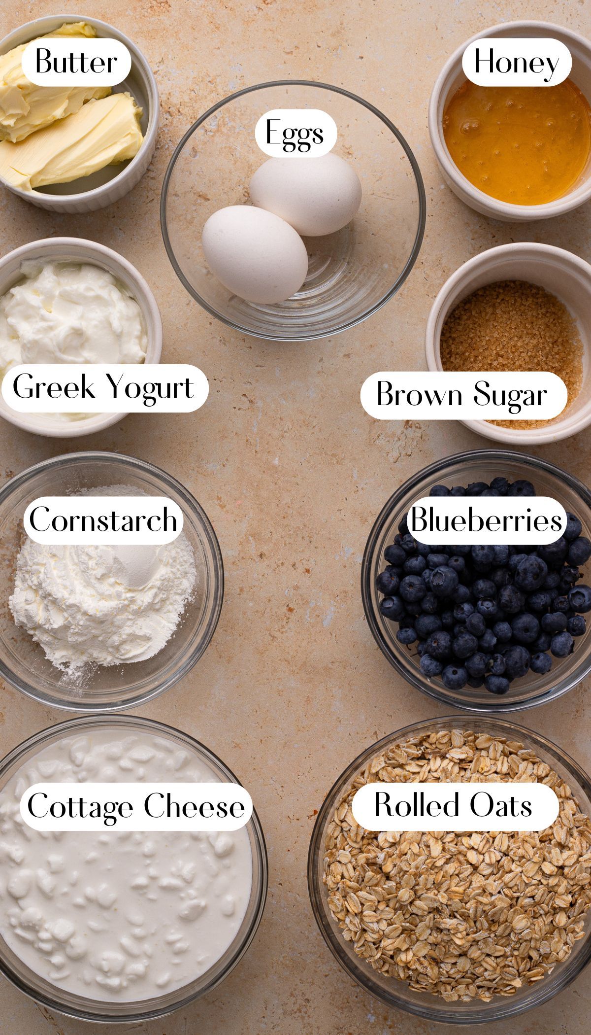 Nutritious Blueberry Cottage Cheese Cake with Oatmeal