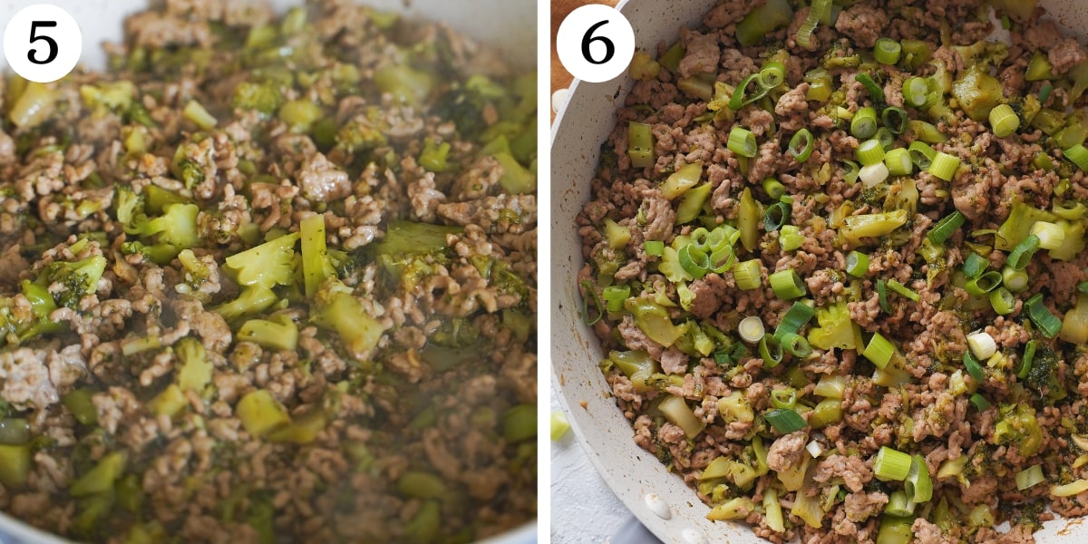 Savory Ground Pork Stir Fry